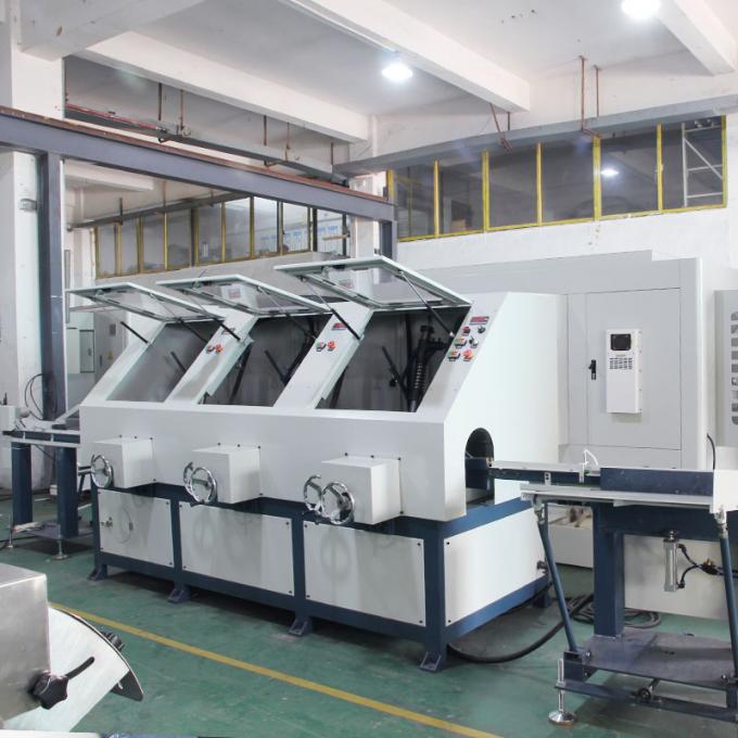 4 سر مربع لوله فولاد ضد زنگ ماشین پولیش کردن کارایی بالا 6