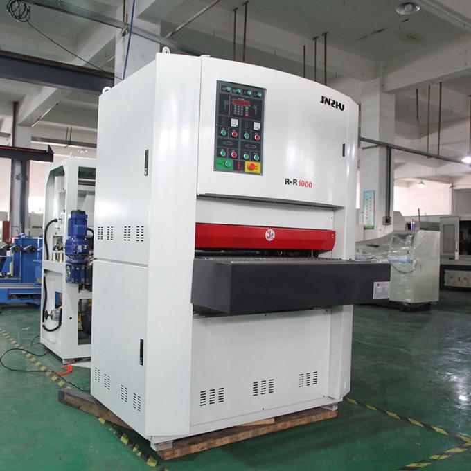 مقاوم کارایی بالا خشک تراشیدن Rr1000mm قطعات فلزی سطح Deburring ورق فلزی پف کردن ماشین نقاشی برای فلز 9