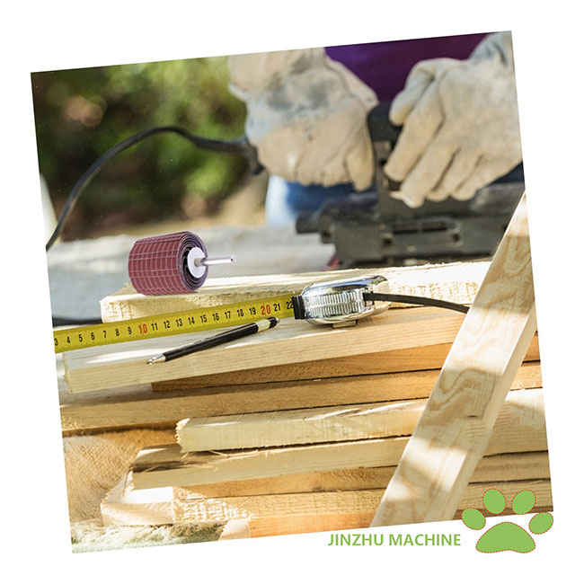 چرخ های فلپ بادوام مواد مصرفی پرداخت پارچه سنباده 250*50 میلی متر دانه 240 چرخ فلپ سیم ساینده برای سنگ زنی و پرداخت 12