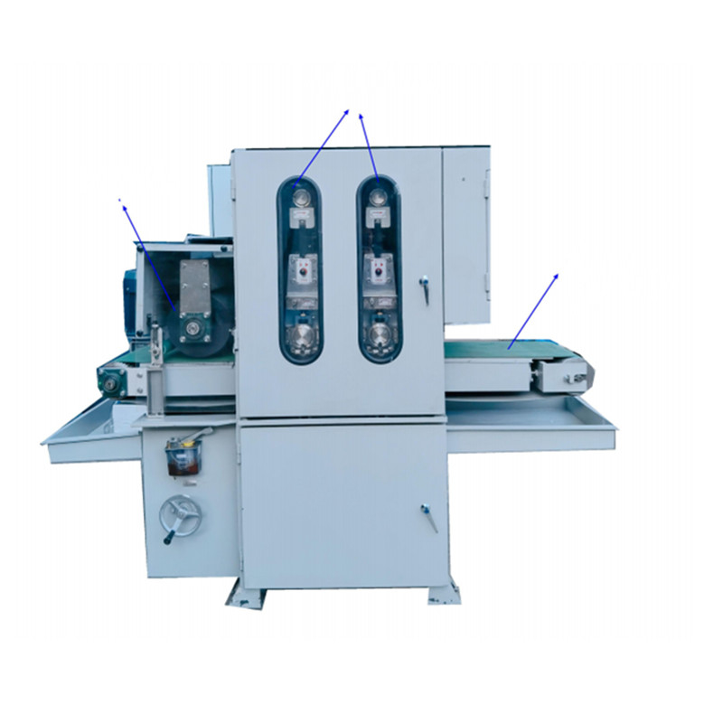 1.5KW قدرت موتور خلاء ماشین تکمیل فلز 60mm با قدرت موتور سوئیچ 5.5KW