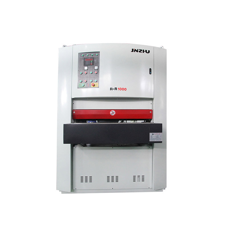 کمربند ماسه اتوماتیک Rr1000mm ورق کار گسترده فلز ماسه کشی ماشین Deburring کمربند پولیش