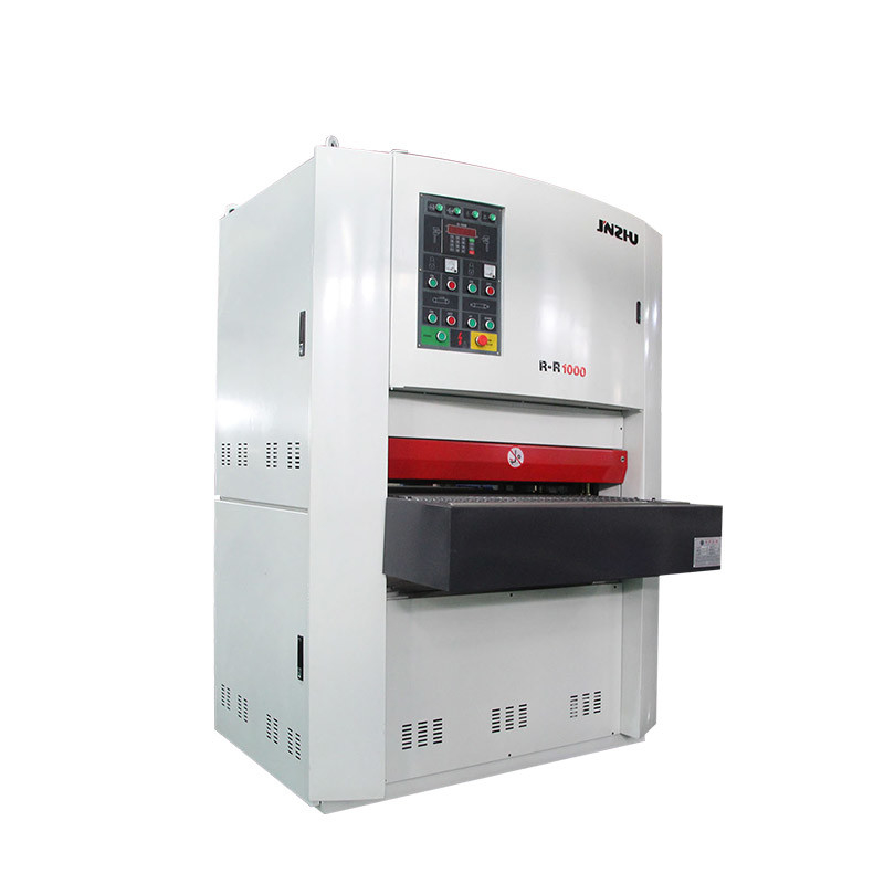 کمربند ماسه اتوماتیک Rr1000mm ورق کار گسترده فلز ماسه کشی ماشین Deburring کمربند پولیش