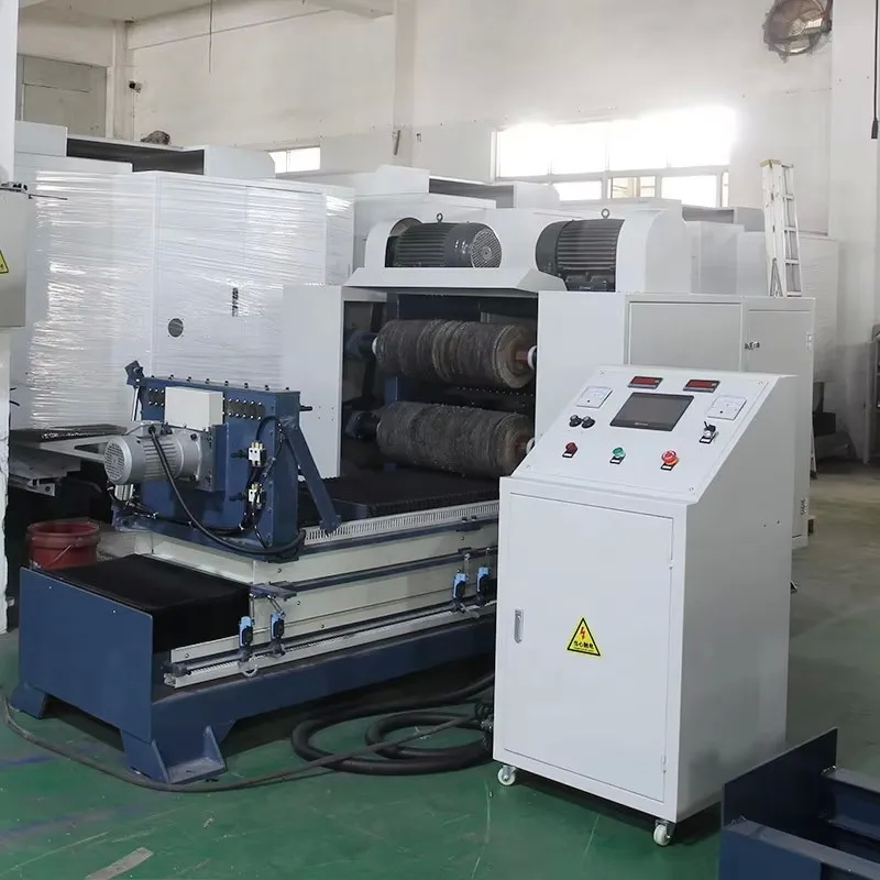 سرعت چرخش 3000rpm ماشین پولیش فلز 11kW مصرف برق ≥90% کارایی پولیش کامل برای پولیش