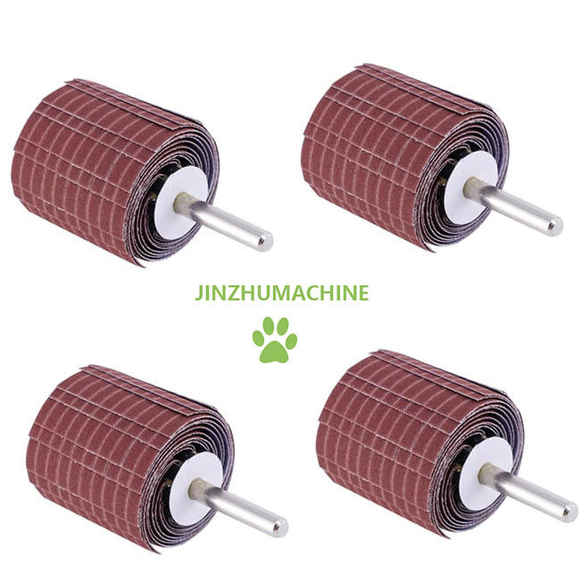 دستیابی به پرداخت صاف 250*50 میلی‌متر چرخ‌های فلپ پارچه سنباده با زبری 240 بادوام و چند منظوره